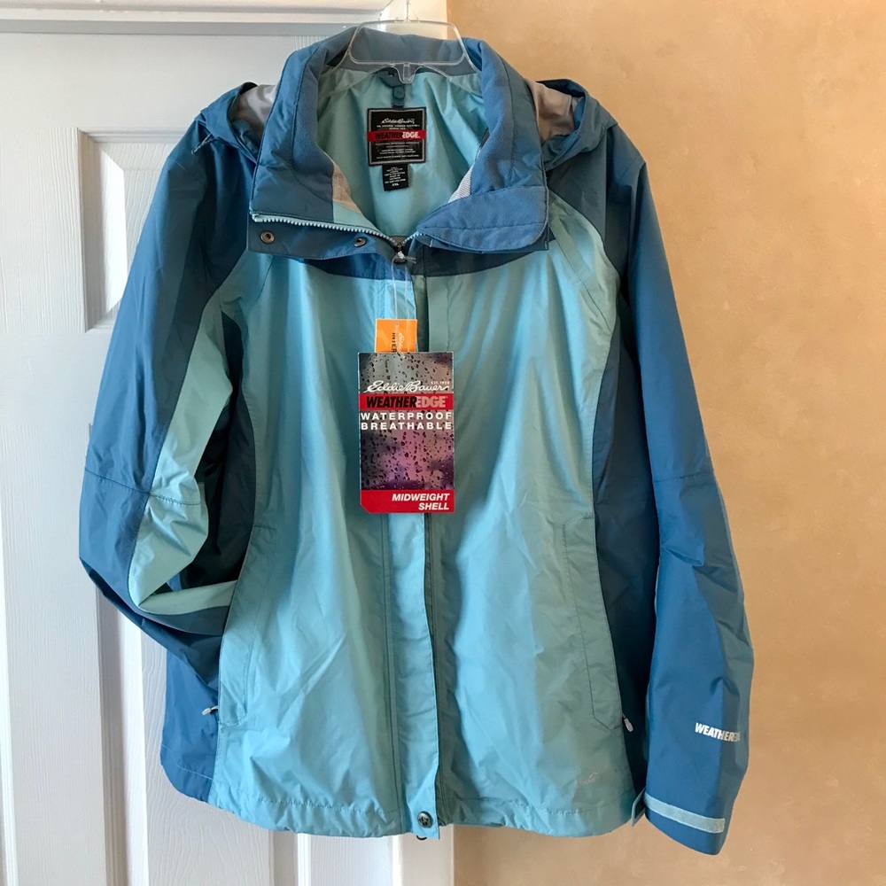 Eddie Bauer WaterEdge Breathable Jacket Blue